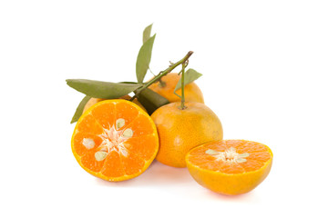 Orange fruit slice