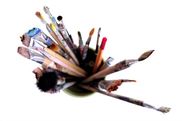 Obraz premium Dirty brushes