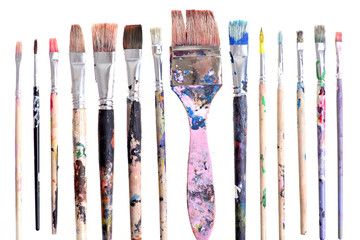 Dirty brushes