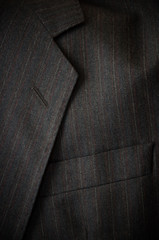 Business suit detail