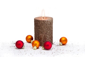 Advent - eine brennende Kerze