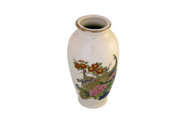 A small china vase