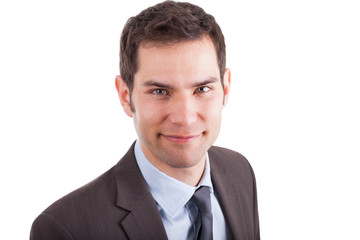 Portrait of a young caucasian business man