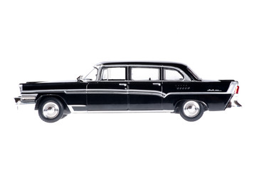 Black, elegant car for a businessman.