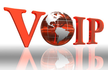 voip logo word