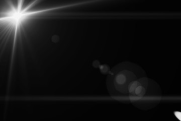 Lens flare abstract background