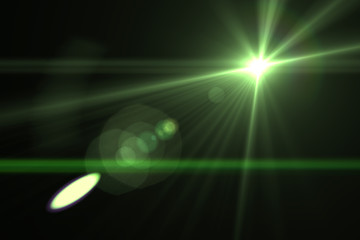 Lens flare abstract background
