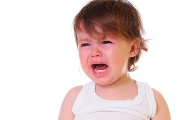 little child crying