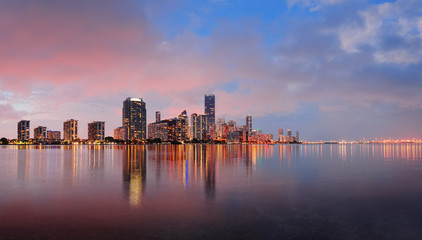 Obraz premium Scena nocy w Miami