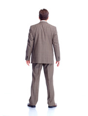 Businessman back.