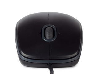 Black computer mouse