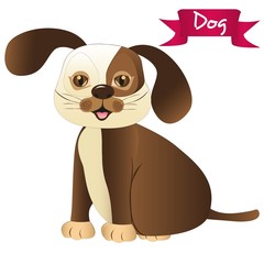 Fototapeta premium brown dog