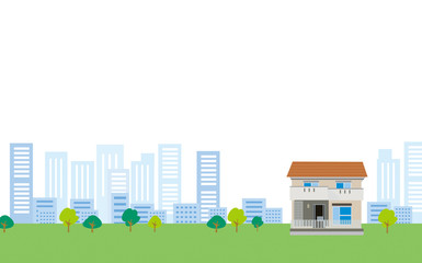 住宅のある風景