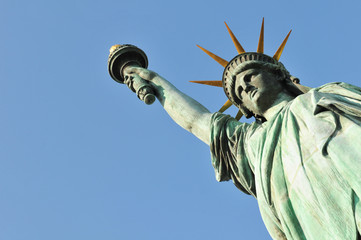 Architectural detail of the Statue of Liberty