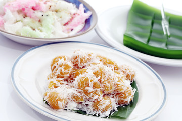 Thai desserts.