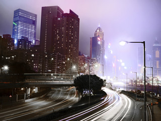 Hongkong bei Nacht