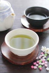 緑茶と金平糖