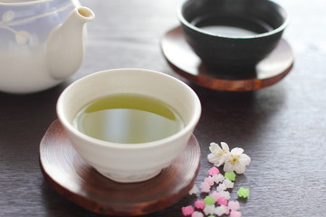 桜緑茶