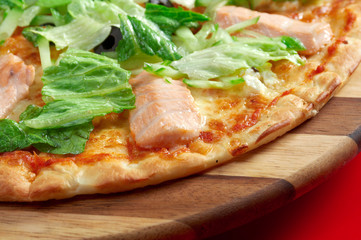 Pizza Atlantic salmon