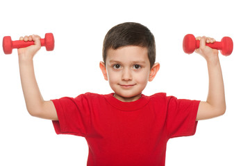 Exercises with dumbbells