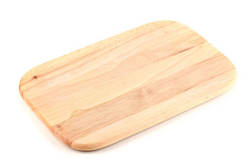 Chopping board isolated on white