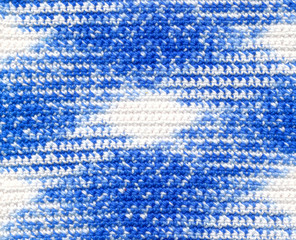 Background - crochet - variegated yarn
