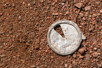texture di terra e latta