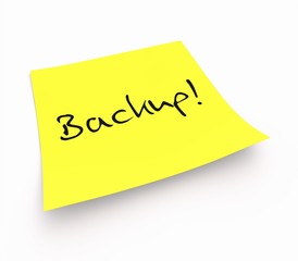 Notizzettel - Backup!