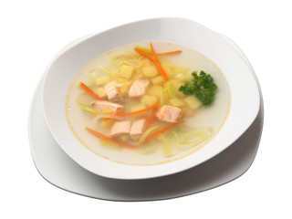 salmon soup