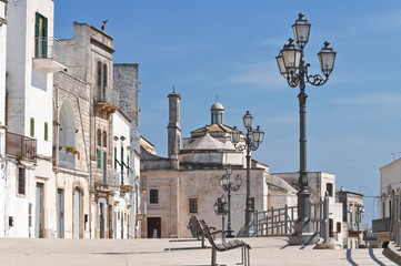 View of Cisternino. Puglia. Italy.