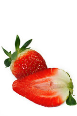 Isolated fruits - Strawberries