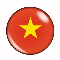 Button flag of Vietnam