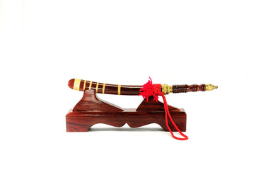sword on a white background
