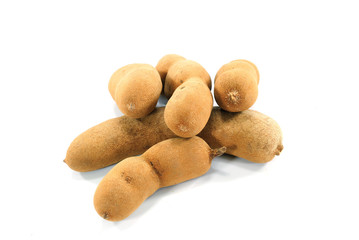 Tamarind isolated on white background