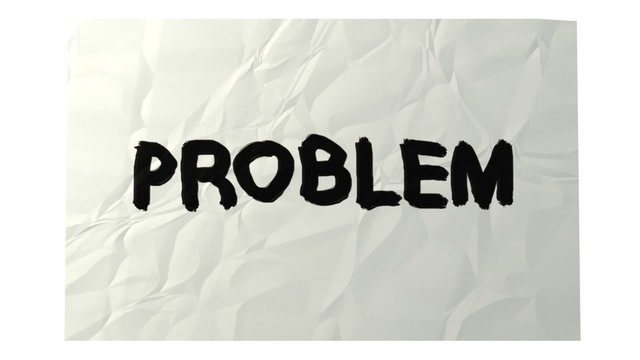 problem and solution, 3d animation made like stop motion