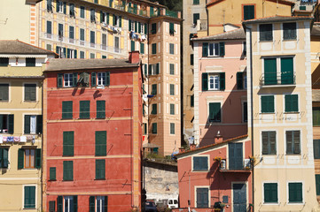 Liguria - homes in Camogli, Italy