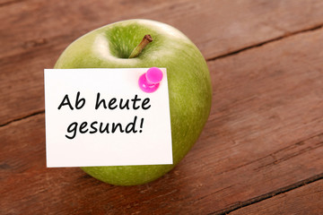 Ab heute gesund!