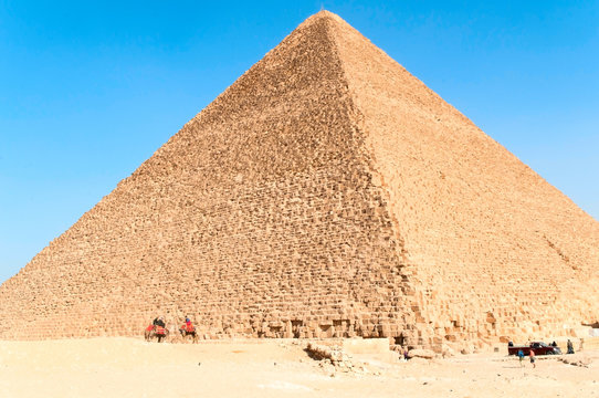 the Khafre pyramid of Giza, Egypt