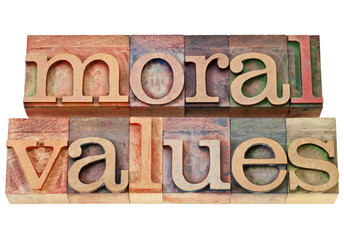 moral values - ethics concept
