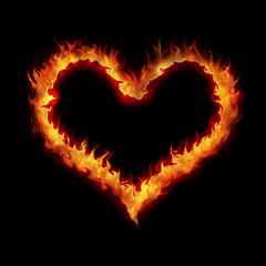 burning heart