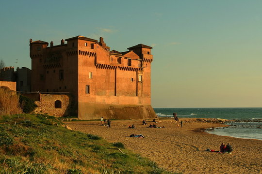 Castello sulla spiaggia