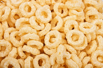 Corn flakes texture background