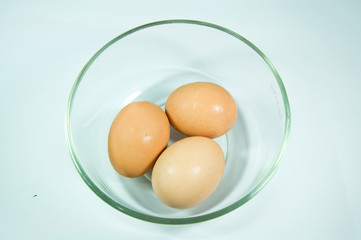 eggs in cup