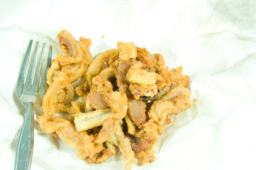 Chicharon a Popular Filipino Snack Made of Deep Fried Pork Skin