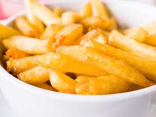 Golden French fries