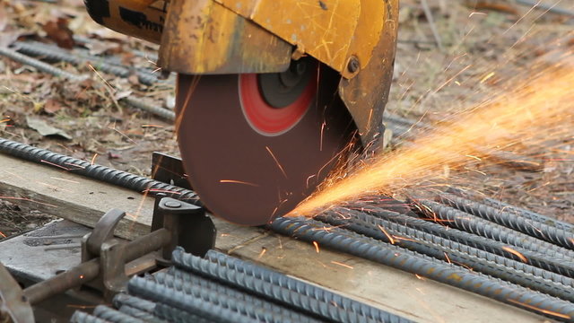 Chop Saw in Action