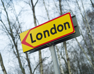London Road Sign