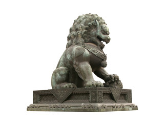Fototapeta na wymiar Chiński Strażnik Lion