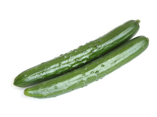 cucumber isolated on white background