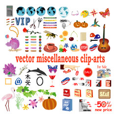 vector collection with clip-arts